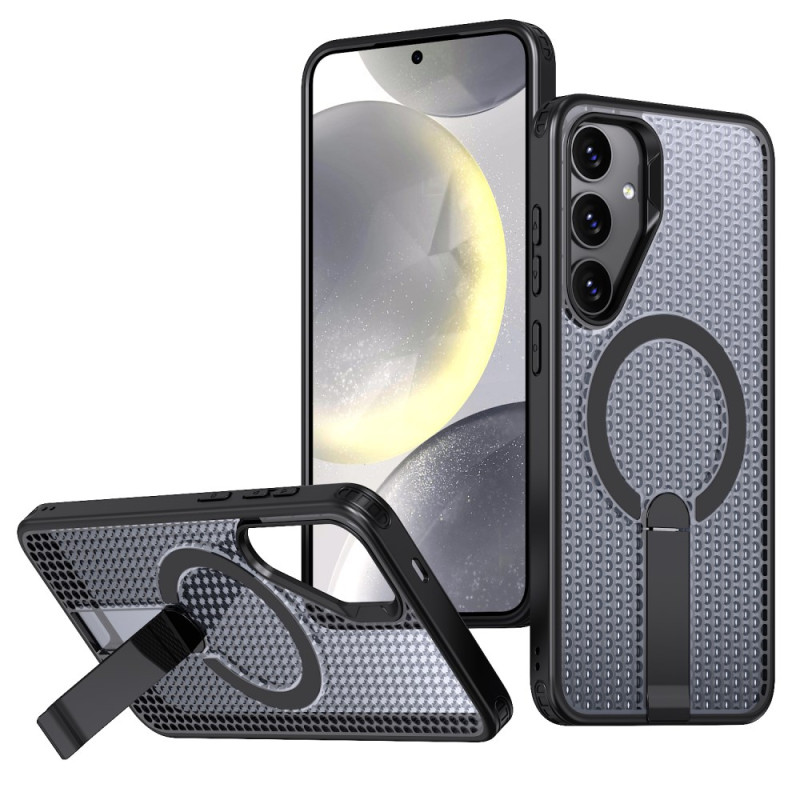 Samsung Galaxy S25 FE MagSafe Suojakuori
 teksturoitu Design jalusta