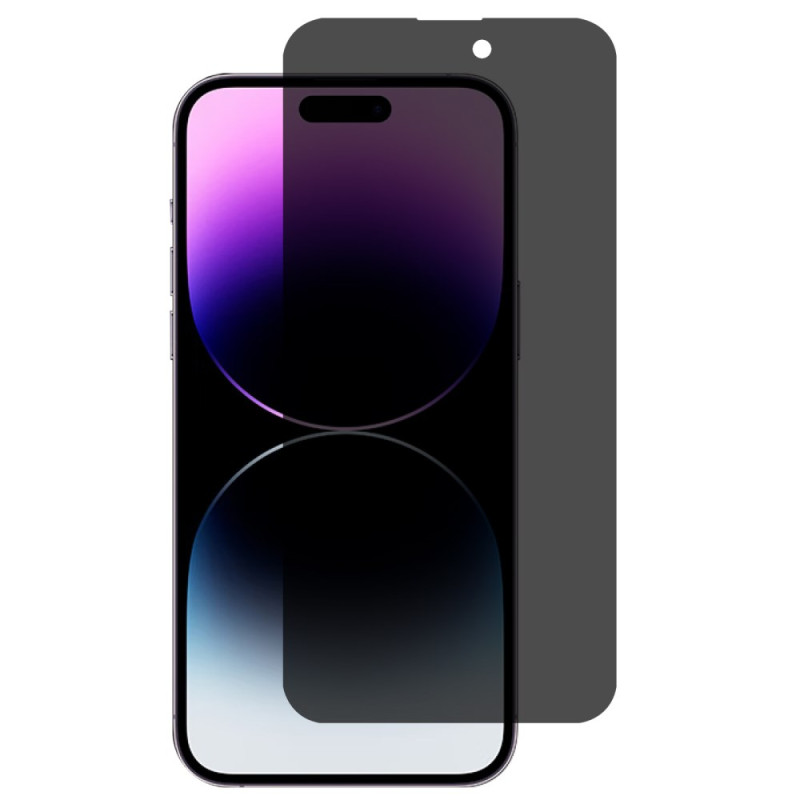 Anti-Espion panssarilasi
suojaa iPhone 15 Pro näytön