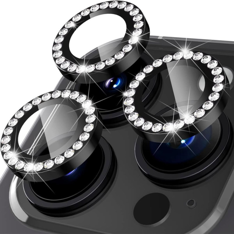 Linssinsuojusrenkaat iPhone 15 Pro / 15 Pro Max Strass
