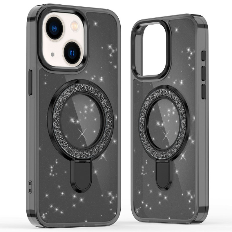 iPhone 14 MagSafe-suojakuori
, jossa on glitter-tuki