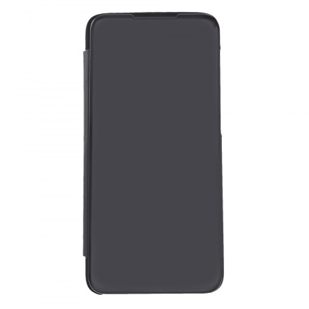 Näytä kansi OnePlus 6T peili ja nahkatehoste