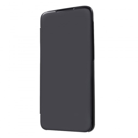 Näytä kansi OnePlus 6T Peili ja nahkatehoste