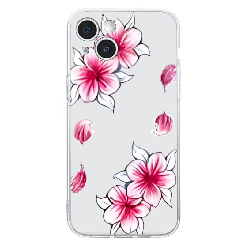 Suojakuori
 iPhone 14 Vaaleanpunainen kukka design