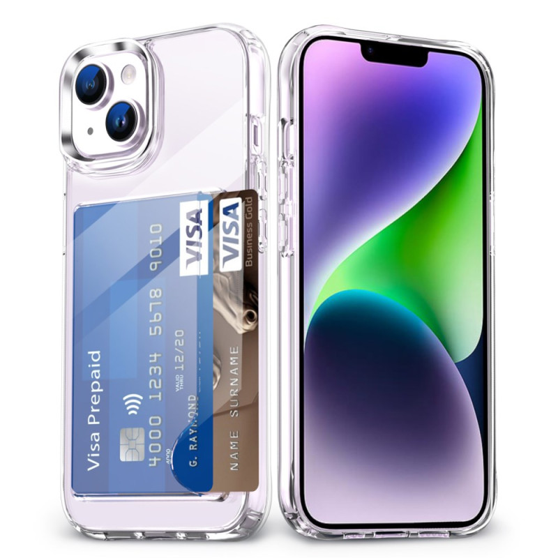 Läpinäkyvä iPhone 14 Suojakuori
 korttipidikkeellä