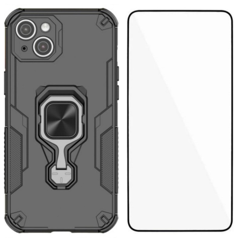 iPhone 14 Plus rengasenkestävä suojakuori
, jossa on näytönsuojain