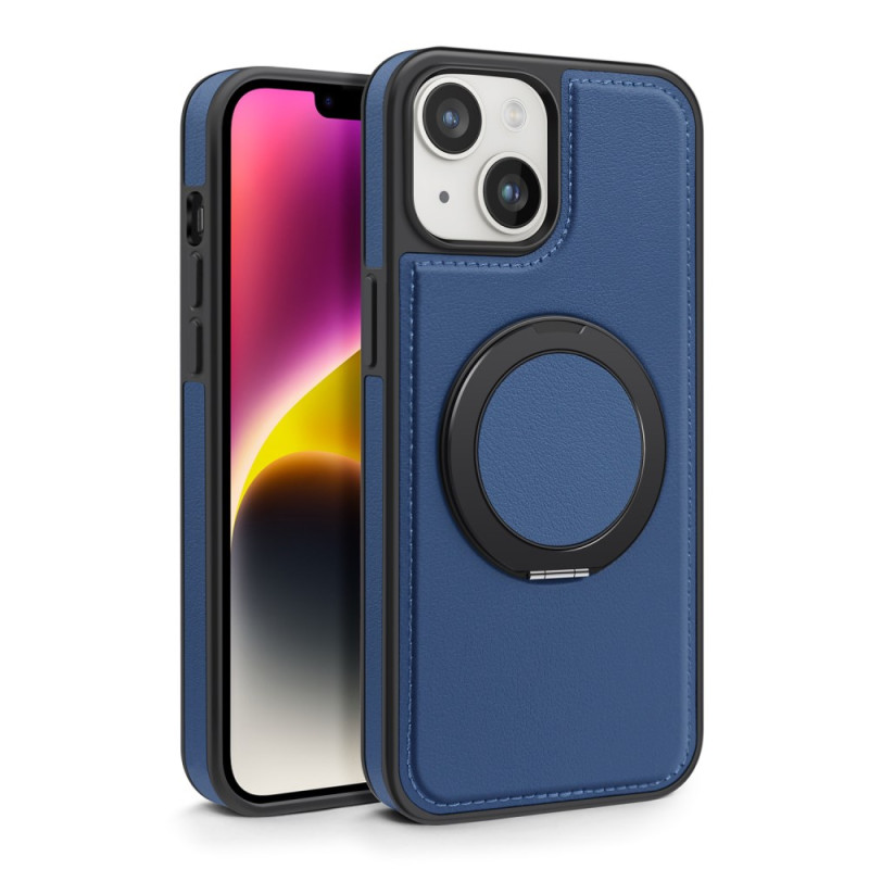 iPhone 14 Plus MagSafe-suojakuori
, jossa on nahkatehosteinen sormustuki