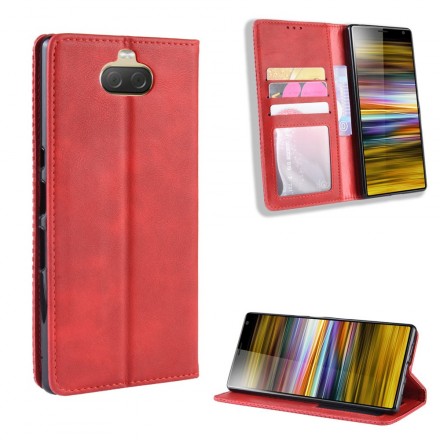 Sony Xperia 10 tekonahkainen läppäkansi Plain Sony Xperia 10 tekonahkainen läppäkansi Plain