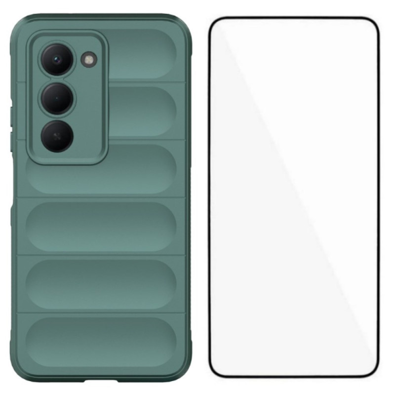 Xiaomi Redmi 15 4G / 5G liukumaton suojakuori, jossa on näytönsuojain