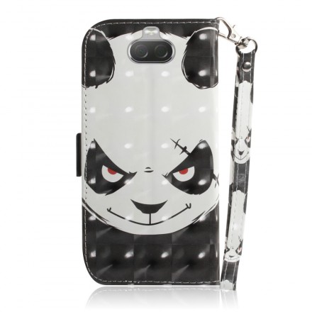 Sony Xperia 10 Angry Panda hihnalla kotelo
