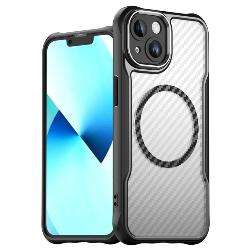 Läpikuultava hiilikuitu iPhone 13 suojakuori
