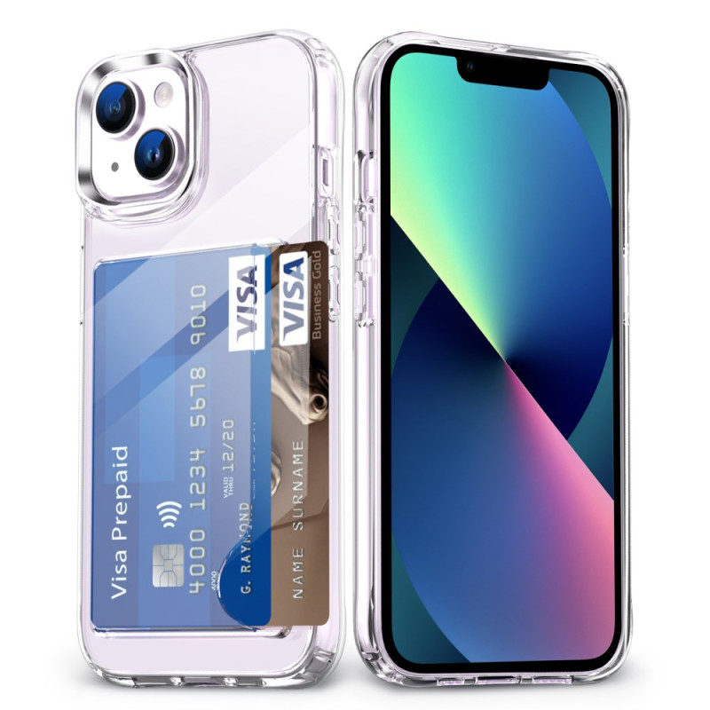 Läpinäkyvä iPhone 13 Suojakuori
 korttipidikkeellä