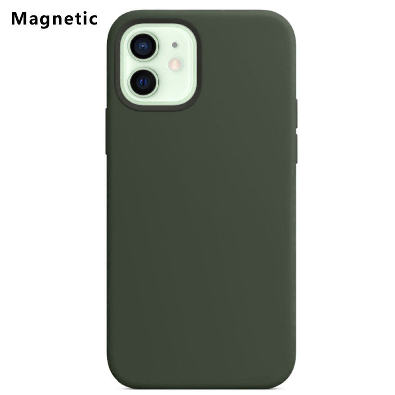 Suojakuori
 iPhone 12 / 12 Pro MagSafe Silikoni ja MIcrofibre