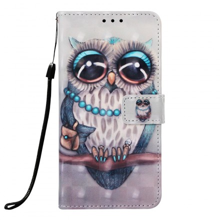 Samsung Galaxy A30 neiti Pöllö Lanyard Case