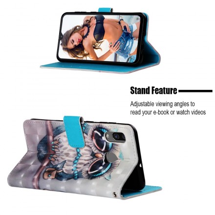 Samsung Galaxy A30 neiti Pöllö Lanyard Case