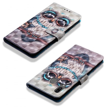 Samsung Galaxy A30 neiti Pöllö Lanyard Case