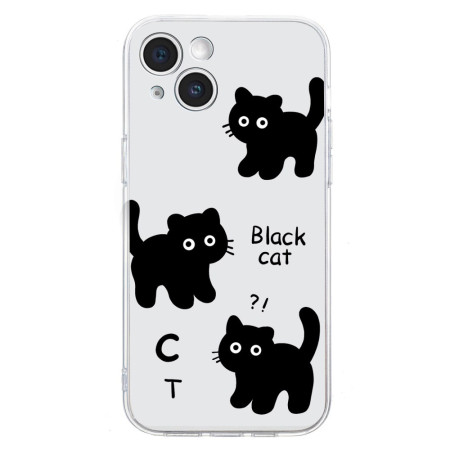 Coque iPhone 14 Plus Chat Noir
