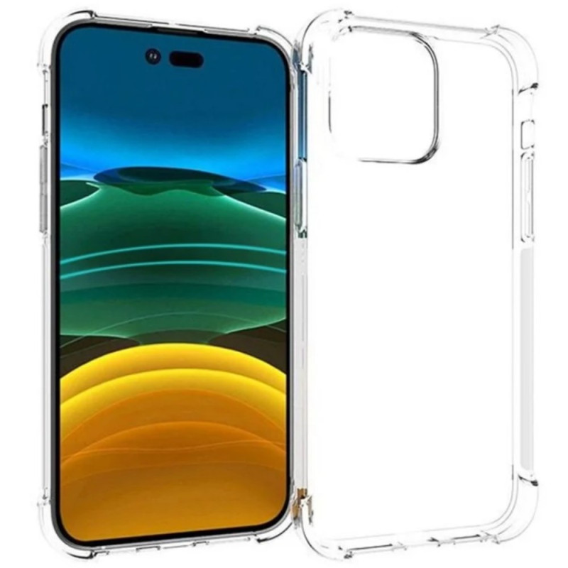 iPhone 14 Pro Max läpinäkyvä vahvistettu suojakuori