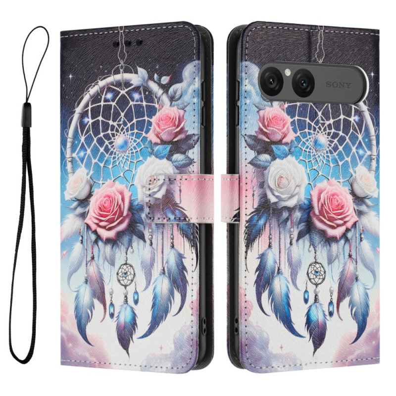 Sony Xperia 10 VII Dreamcatcher kukkakuvioitu suojakuori
