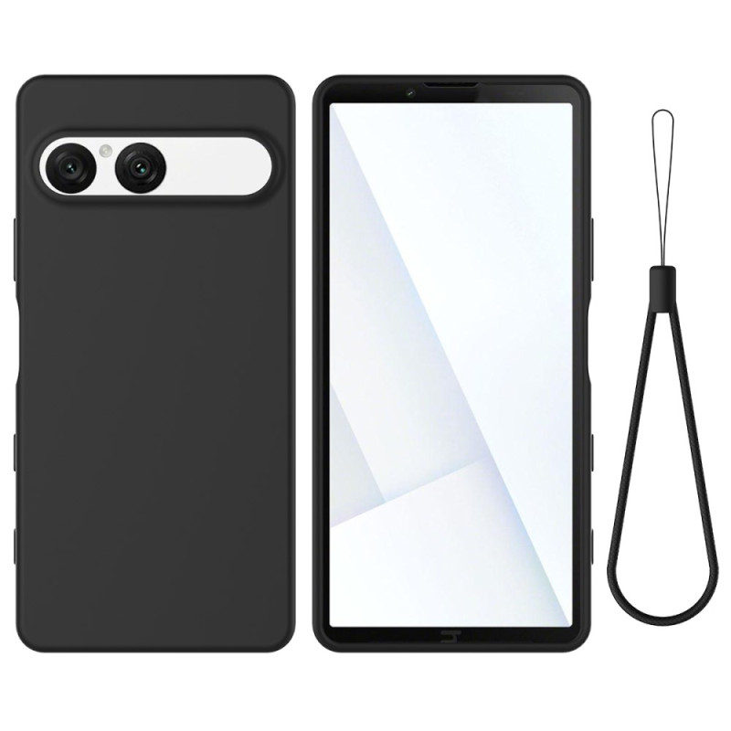 Sony Xperia 10 VII Silikonikotelo hihnalla