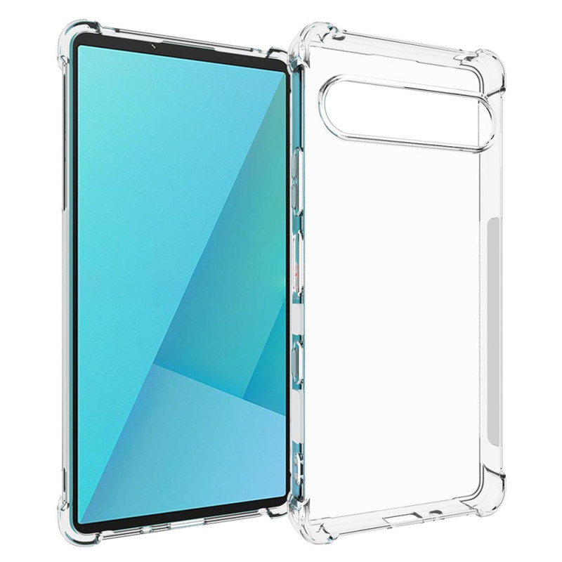 Sony Xperia 10 VII läpinäkyvä vahvistettu suojakuori
