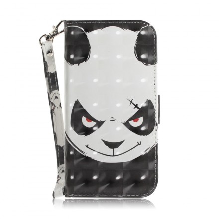 Samsung Galaxy A50 Angry Panda hihna tapauksessa