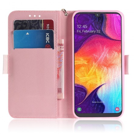 Kotelo Samsung Galaxy A50 Kukkapuu ja hihna