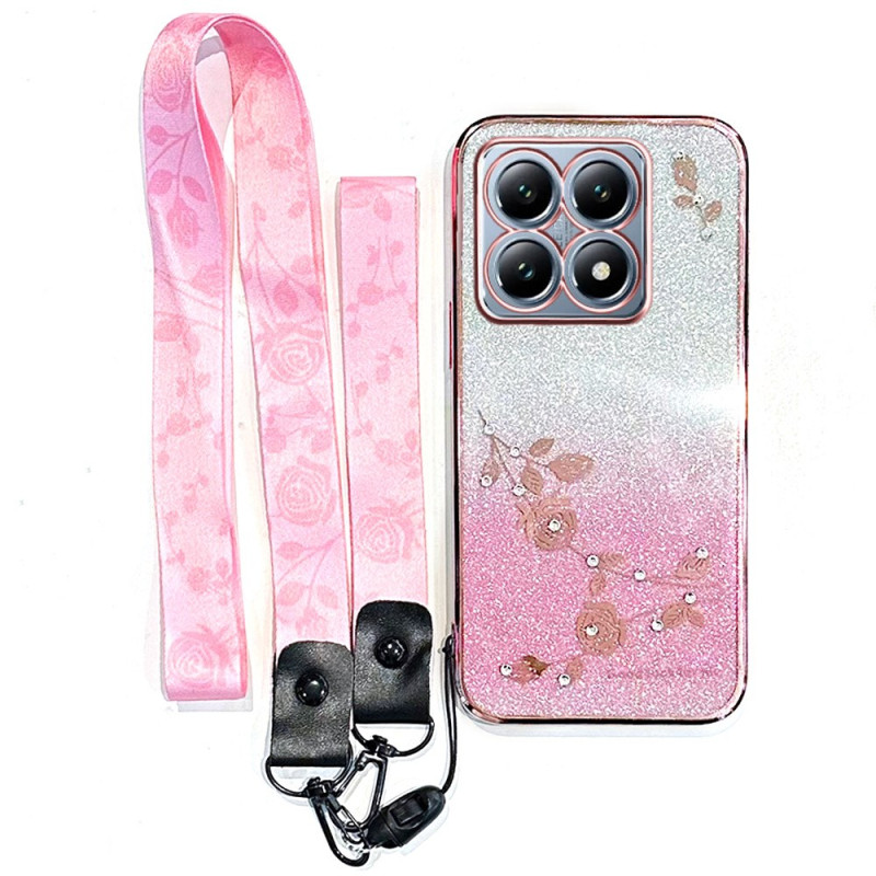 Xiaomi 15T Strass Strass Strappy Suojakuori
 KADEM