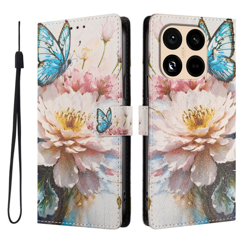 FlowerHousse Xiaomi 15T Pro Kukka ja perhonen
