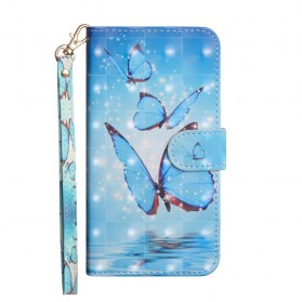 Samsung Galaxy A50 Case Flying Blue Perhoset