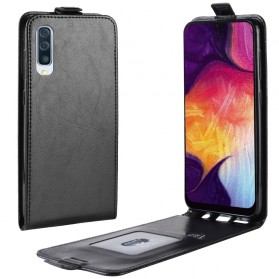 Samsung Galaxy A50 kokoontaitettava nahkatehostekotelo