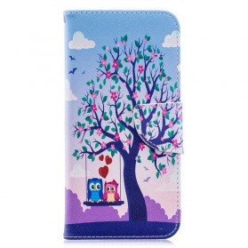 Kansi Huawei Y6 2019 Pöllöt keinussa