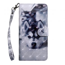 Huawei Y6 2019 Dog Case Musta ja valkoinen