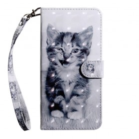 Kotelo Huawei Y6 2019 Cat Musta ja valkoinen