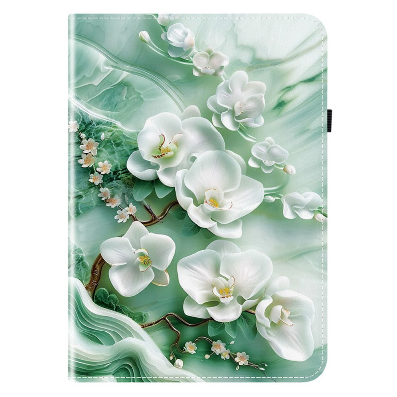 Samsung Galaxy Tab S11 Jade Flowers Suojakuori

