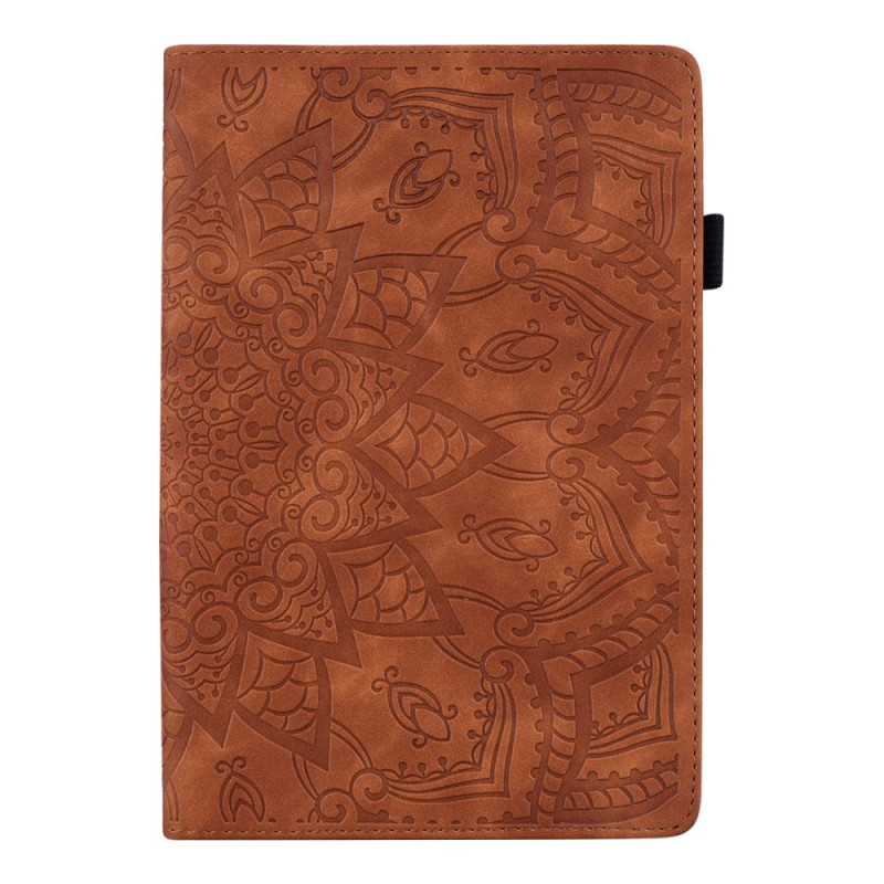 Samsung Galaxy Tab S11 Ultra Suede Effect Mandala Suojakuori