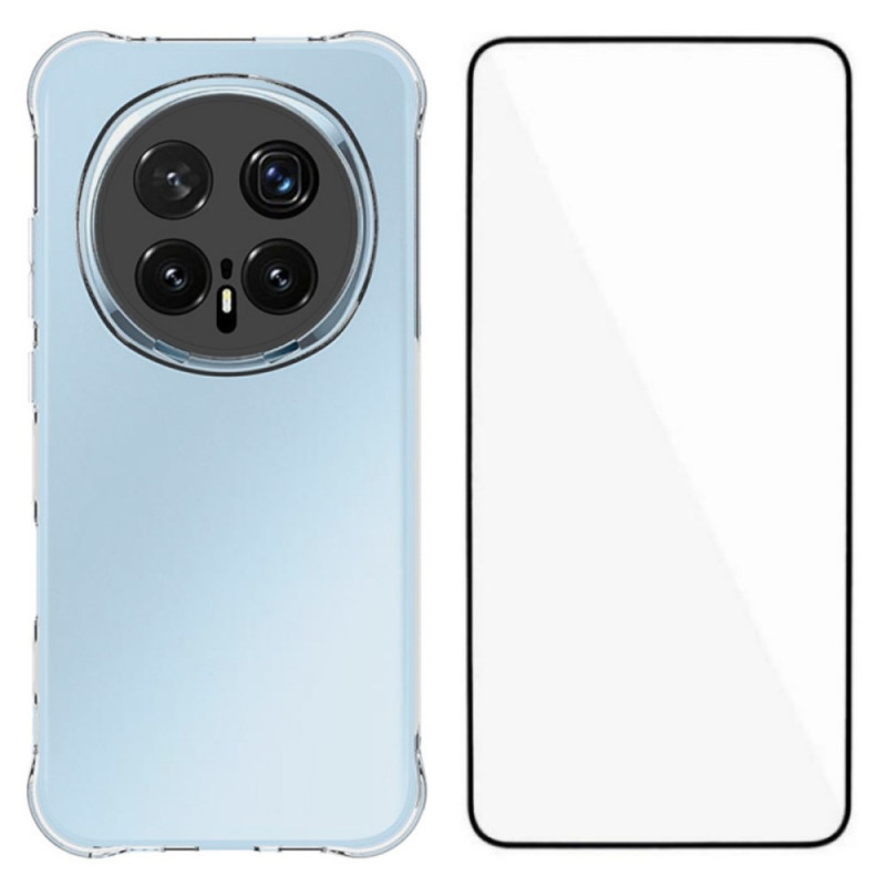 Honor Magic 8 Pro läpinäkyvä suojakuori
 näytönsuojuksella