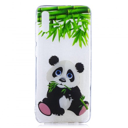 Samsung Galaxy A50 Clear Case Panda Syöminen