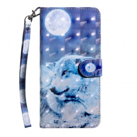 Samsung Galaxy A50 Wolf Moonlight Case