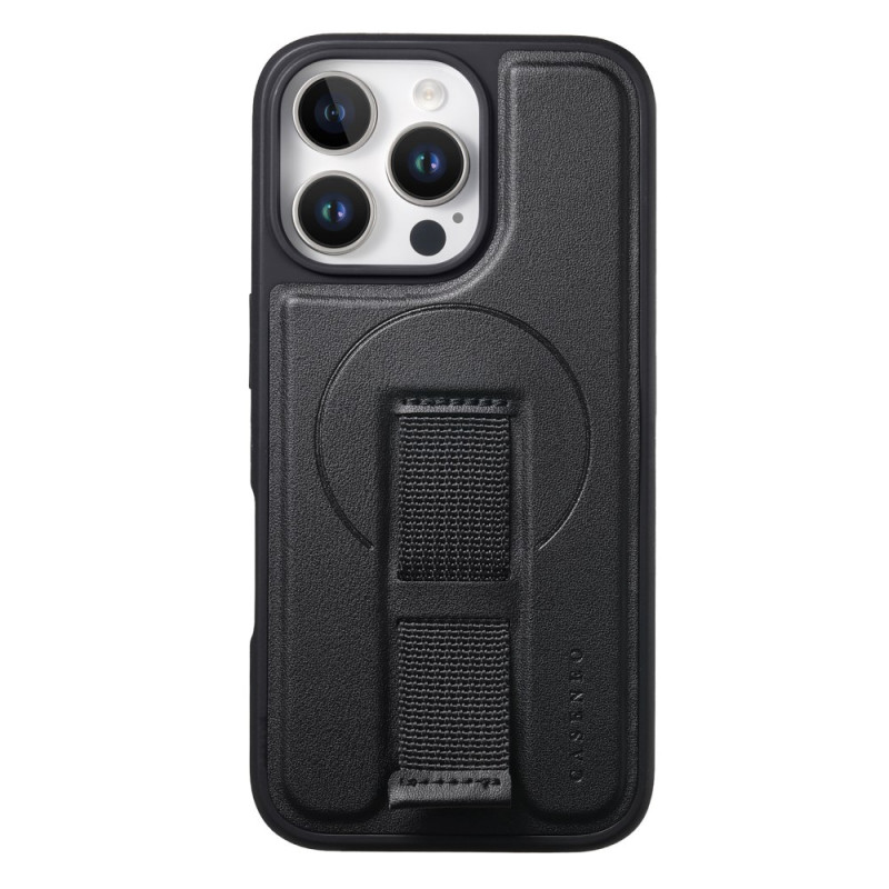 Nahkatehosteinen iPhone 13 Pro -suojakuori
 hihnalla