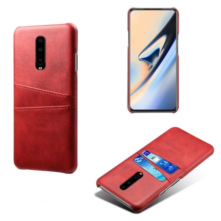 OnePlus 7 Korttikotelo Leather Effect