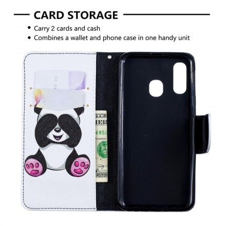 Samsung Galaxy A40 Panda Fun Case