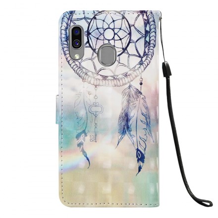 Samsung Galaxy A40 Dreamcatcher Case pastellivärinen