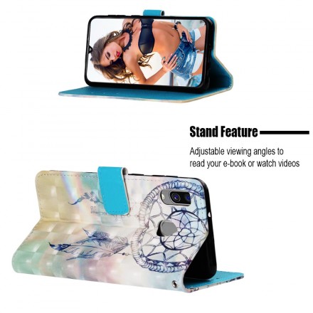 Samsung Galaxy A40 Dreamcatcher Case pastellivärinen