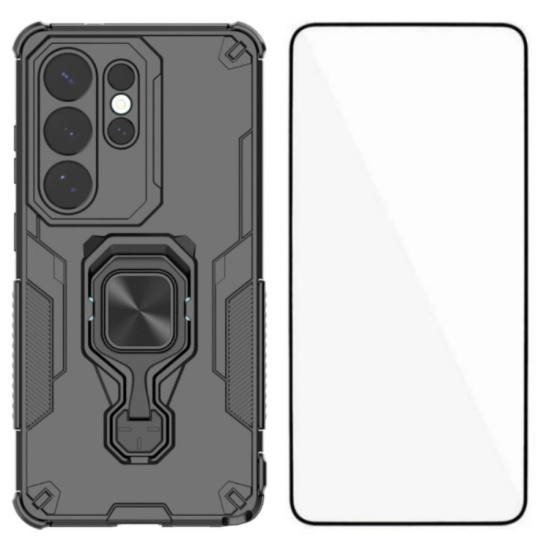 Samsung Galaxy S26 Ultra Ring Kova suojakuori
 ja näytönsuojaus