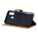 Samsung Galaxy A40 Kangas ja nahka Effect Case hihnalla