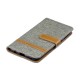 Samsung Galaxy A40 Kangas ja nahka Effect Case hihnalla