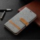 Samsung Galaxy A40 Kangas ja nahka Effect Case hihnalla