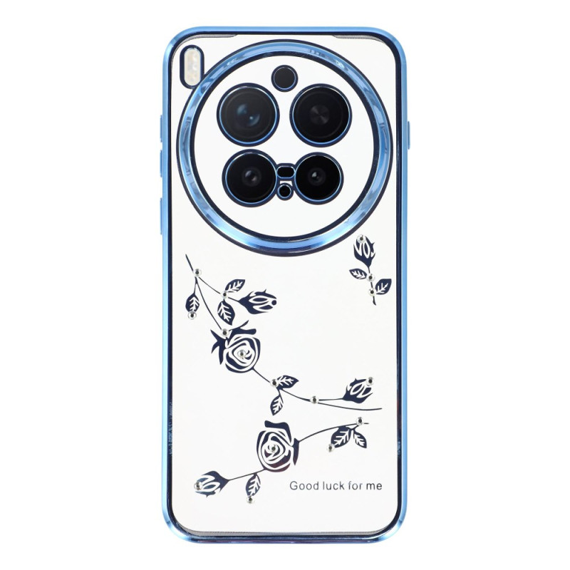 Vivo X300 Pro Strass ja ikuiset kukat Suojakuori
