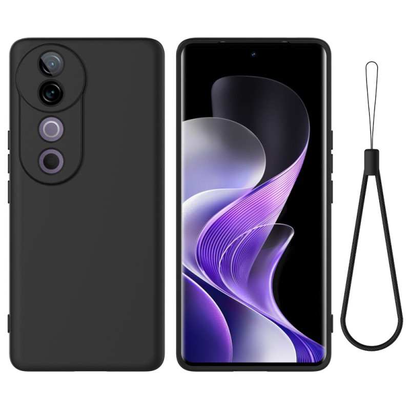 Vivo V40 5G Liquid Silikoni kantolenkki
 suojakuori
