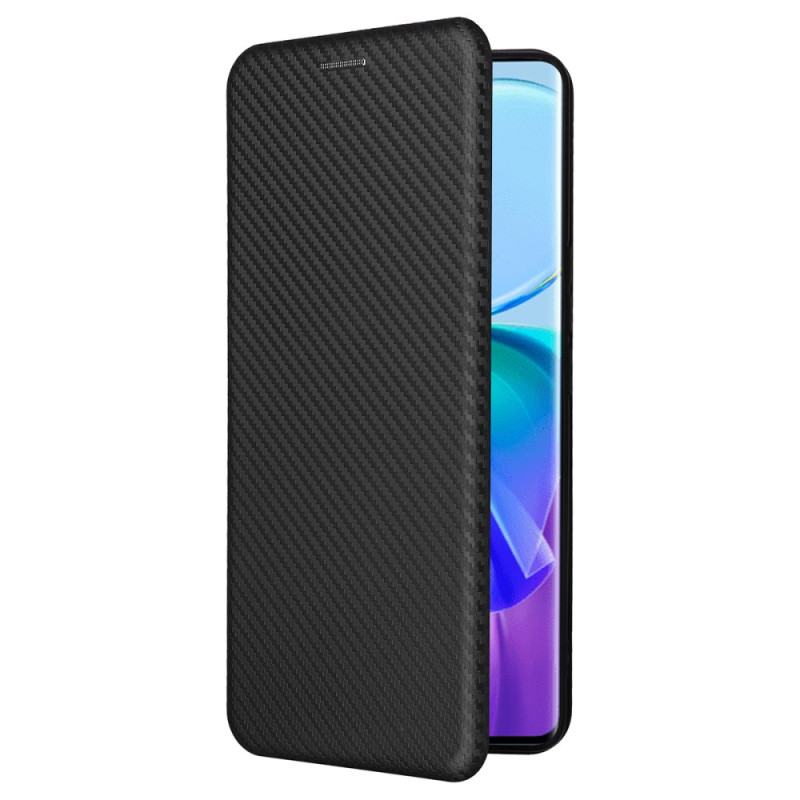 Flip Cover Vivo V29 Lite 5G Hiilikuitu tekstuuri